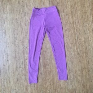Lularoe pink leggings, lightly used, one size